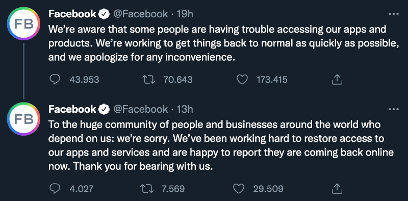 Facebook down, perché non disperarsi né gioirne