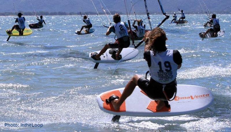 America's Cup e Kitesurf foil race