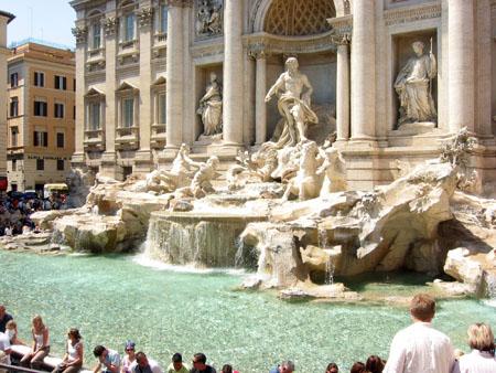 A Roma il tour delle fontane