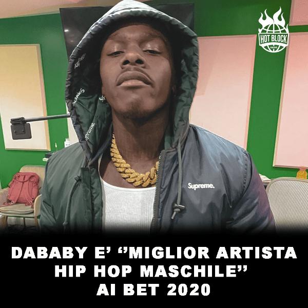 Dababy premiato per Migliore Album dell’anno e miglior artista hip-hop maschile