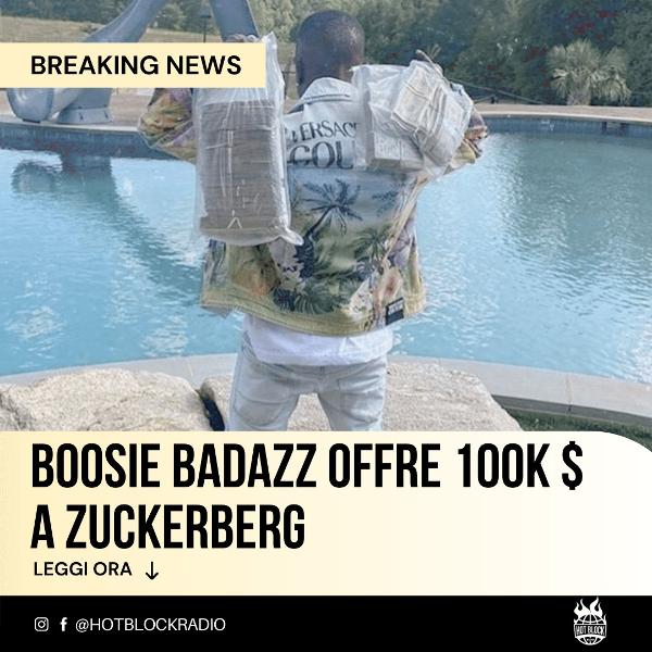 Boosie Badazz offre 100k $ a Zuckerberg per riavere il suo account