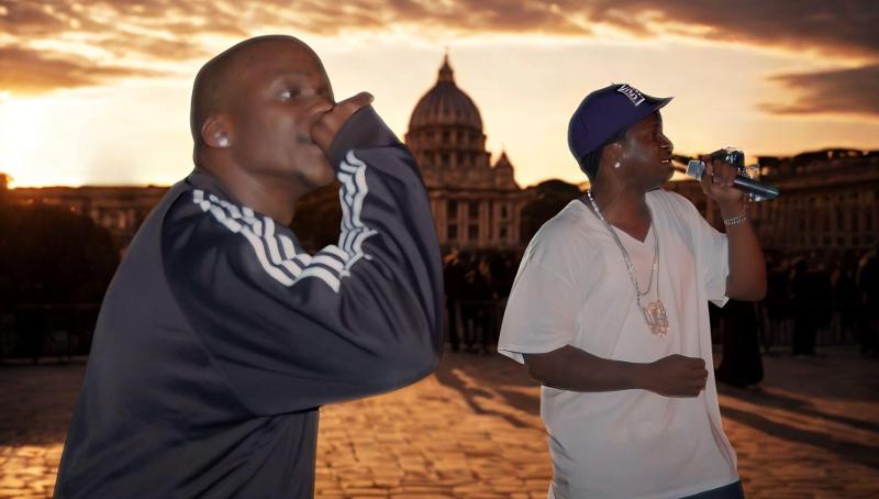 Rap in Vaticano: i Clipse sono i primi della storia a essersi esibiti nella città del Papa