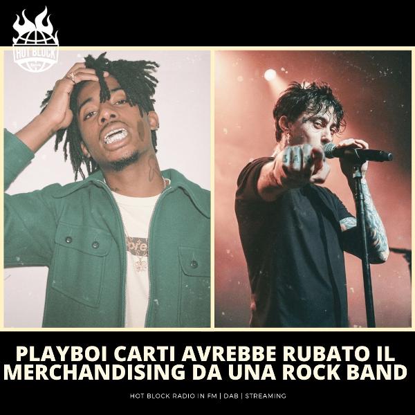 Playboi Carti avrebbe rubato il Merchandisign da una Rock band