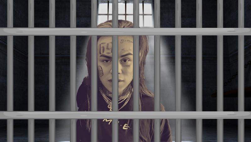 6ix9ine torna dentro: 3 mesi per aver violato la libertà vigilata