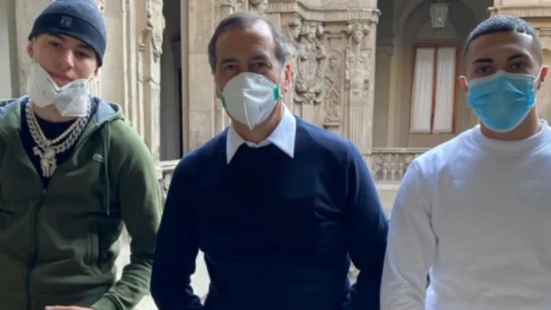 Rondo Da Sosa e Sacky insieme al Sindaco di Milano contro le gang giovanili
