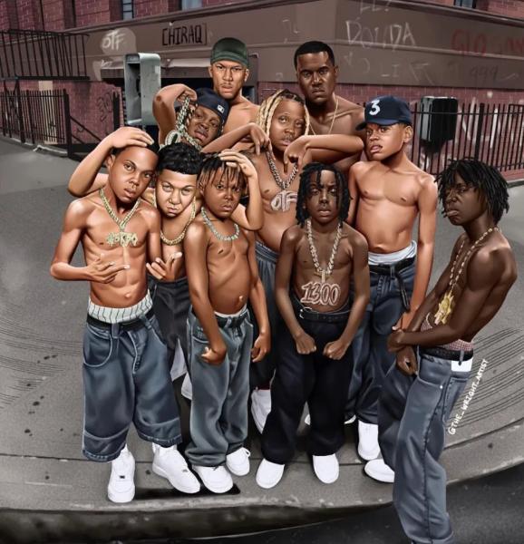 Un quadro a Chicago rappresenta i 10 rapper più influenti del decennio