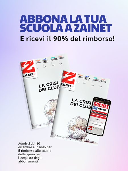 Abbonati a Zai.net: per le scuole il 90% di rimborso!