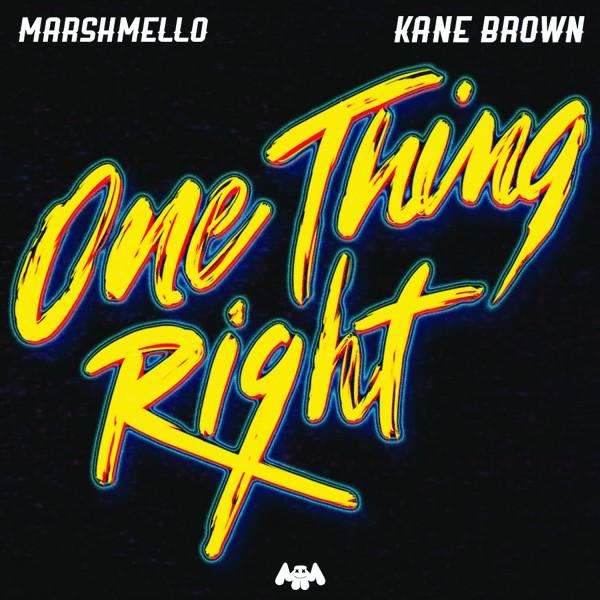 Marshmello e Kane Brown collaborano nel nuovo singolo "ONE THING RIGHT”