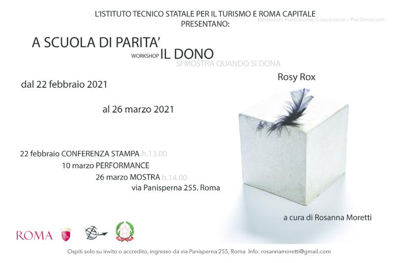A scuola di parità, il workshop di Rosy Rox per gli studenti romani