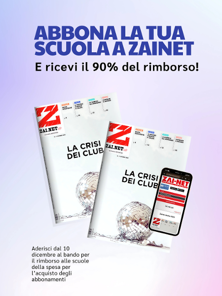 Abbonati a Zai.net: per le scuole il 90% di rimborso!